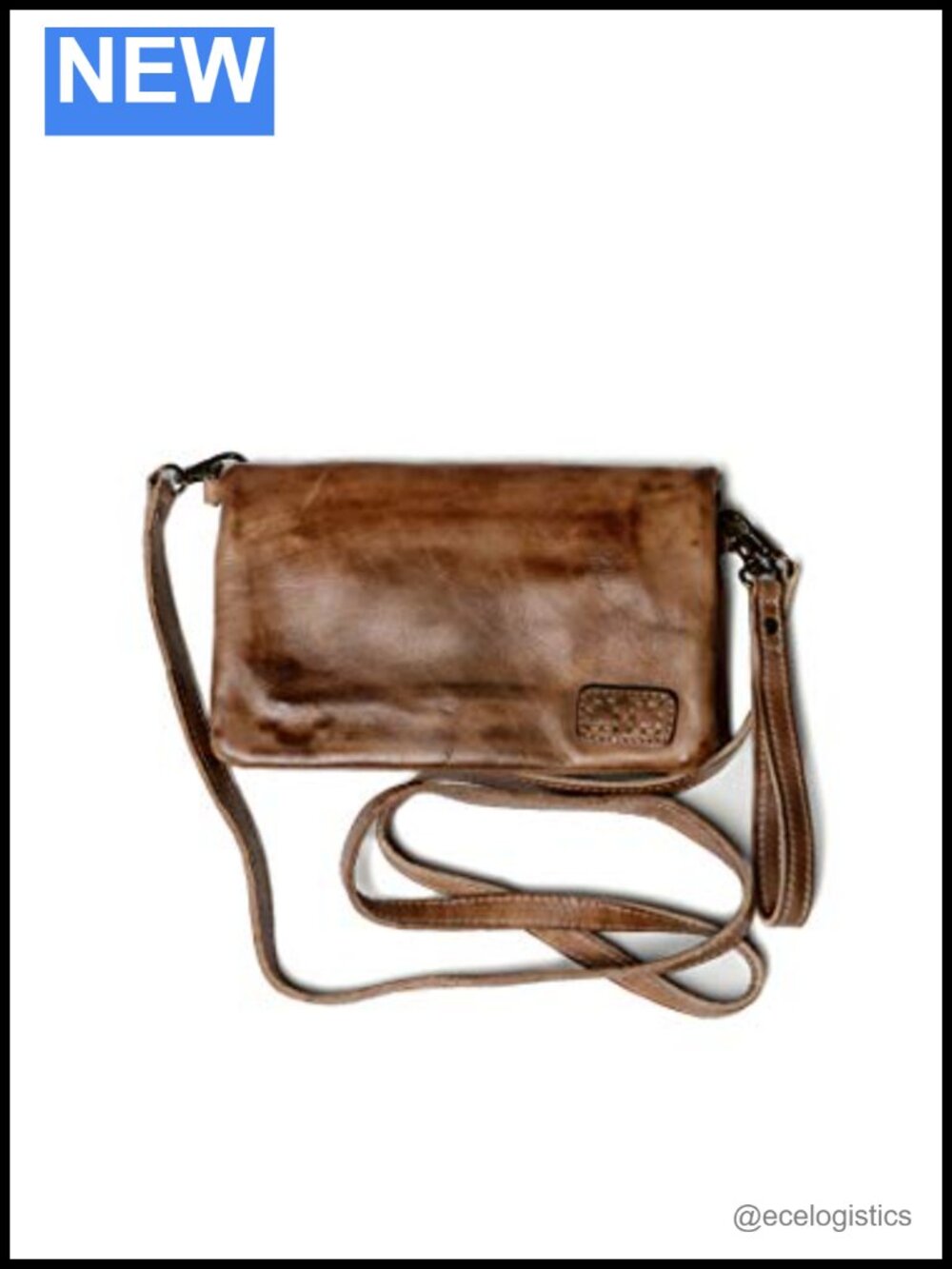Leather Crossbody Wallet with Detachable Straps